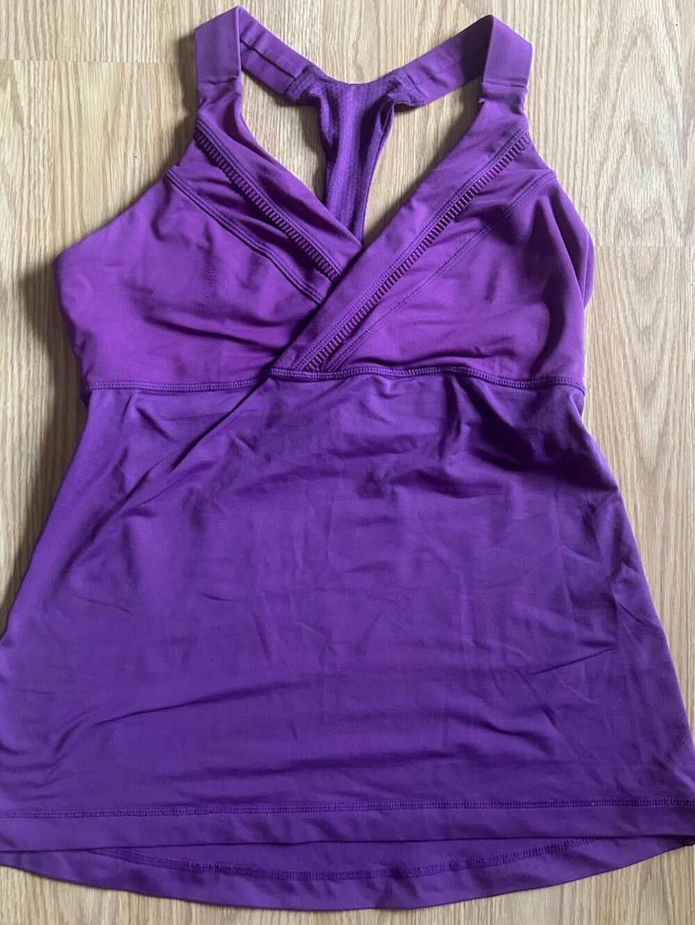 Vintage Y2K Lululemon Purple Babydoll Racerback Tank Size 8